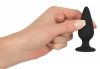 Korek analny silikonowy 7,8 cm Black Velvets